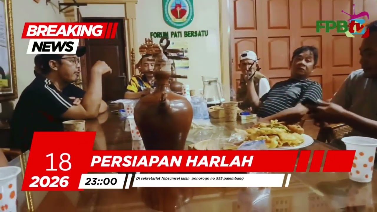 Rapat pemantapan harlah fpbsumsel