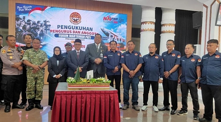 ‎FWP Periode 2026-2029 Dikukuhkan, Wujudkan Pers Maju Kedepankan Kode Etik Jurnalistik PATI, 