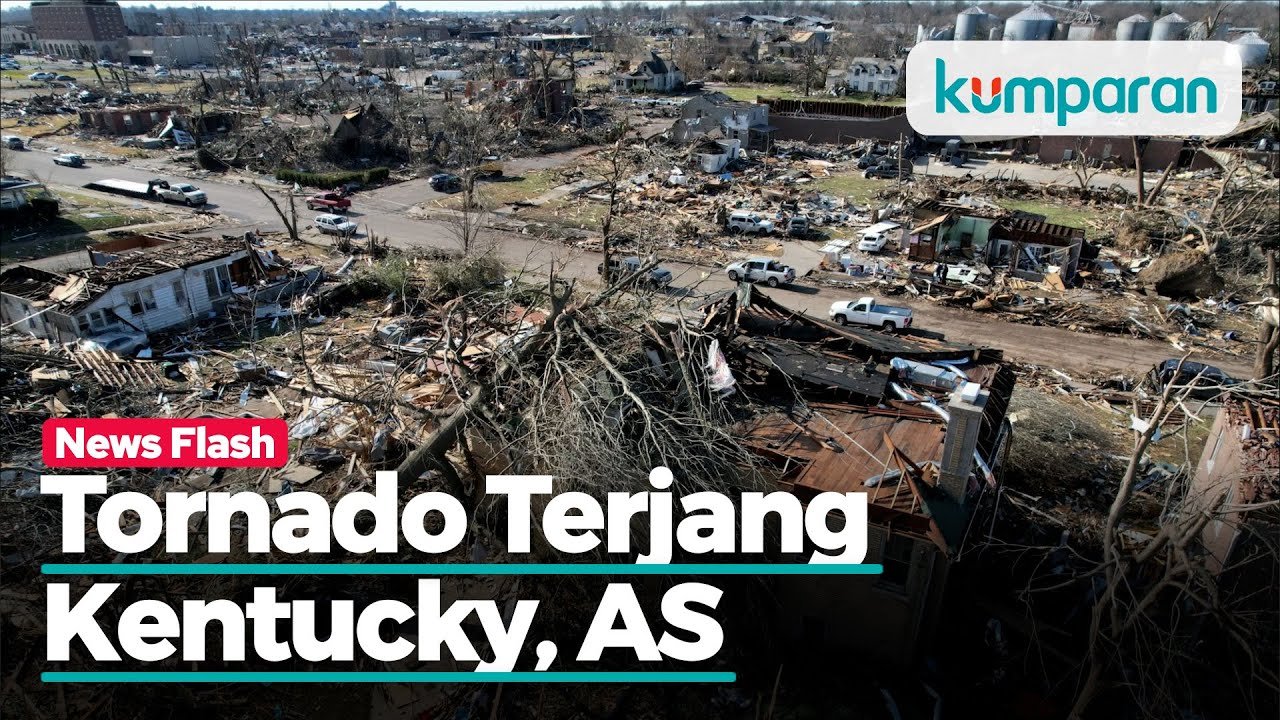 Sebanyak 70 Orang di Kentucky, AS Tewas usai Diterjang Tornado Dahsyat